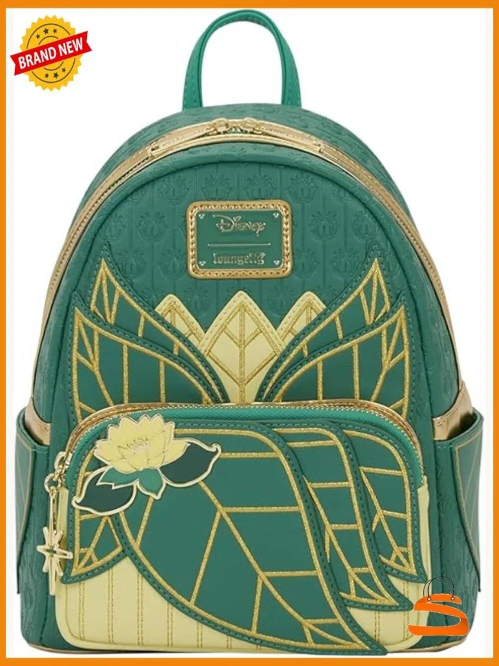 Disney Princess Tiana Mini Backpack Faux Leather Loungefly